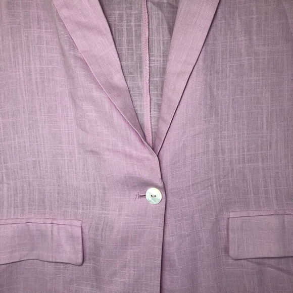 Ellison linen blend coastal oversized blazer size S - Picture 4 of 8